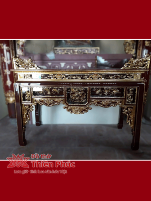 Bàn thờ ô xa gỗ mít