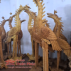 Đôi hạc thờ gỗ