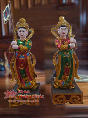 Tượng nhị vị vương cô nhà trần