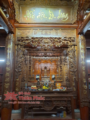 Không gian thờ gia tiên truyền thống