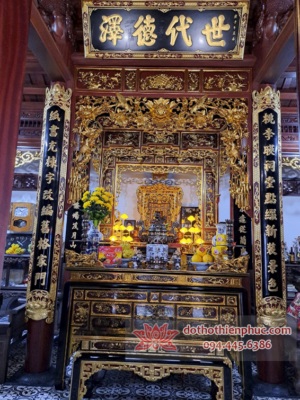 Mẫu Không Gian Thờ Cúng Tại Tư Gia