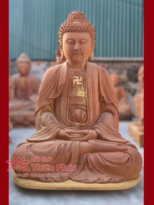 Tượng Phật A Di Đà Gỗ Mít