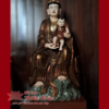 tượng quan âm thị kính gỗ mít